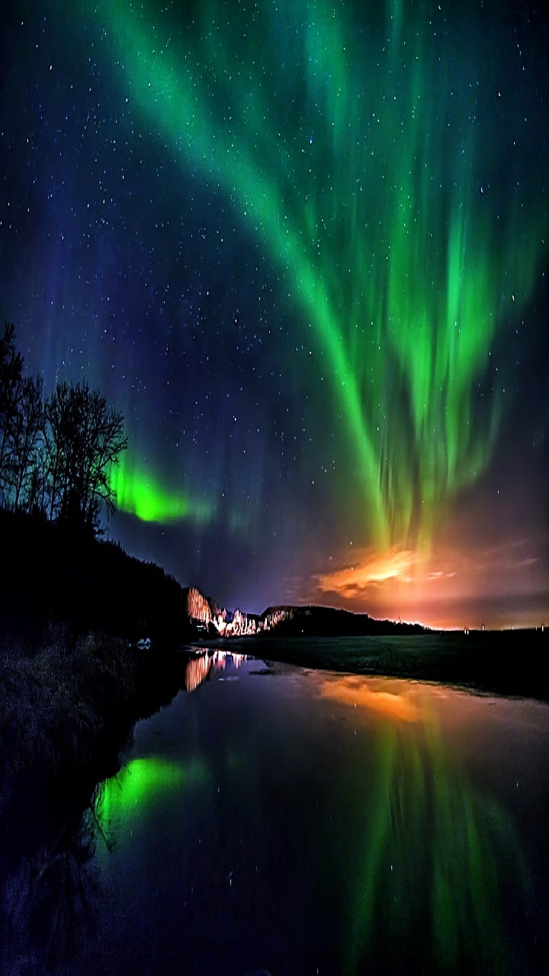 Auroras boreales, color, enfermo, Fondo de pantalla de teléfono HD | Peakpx