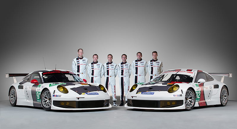 2013 Porsche 911 RSR - Jörg Bergmeister, Patrick Pilet, Timo Bernhard, Romain Dumas, Richard Lietz, Marc Lieb , car, HD wallpaper