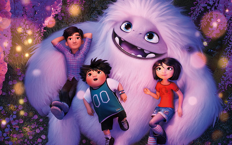 Abominable, characters, 2019 movie, poster, 3D-animation, fan art, 2019  Abominable, HD wallpaper | Peakpx