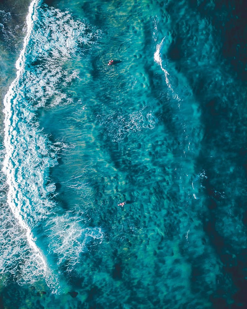 Aerial view of seashore, HD phone wallpaper | Peakpx