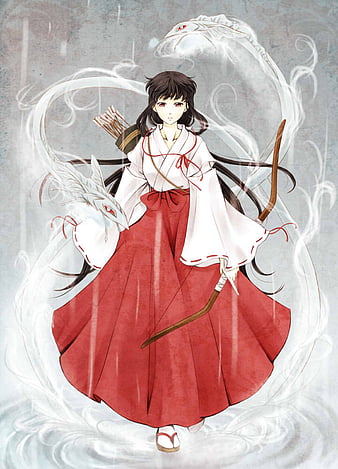 Priestess Kikyo, priestess, inuyasha, kagome, kikyo, HD wallpaper | Peakpx