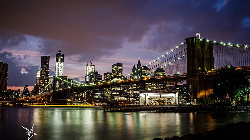 Brooklyn Bridge Manhattan, world, manhattan, bridge, HD wallpaper