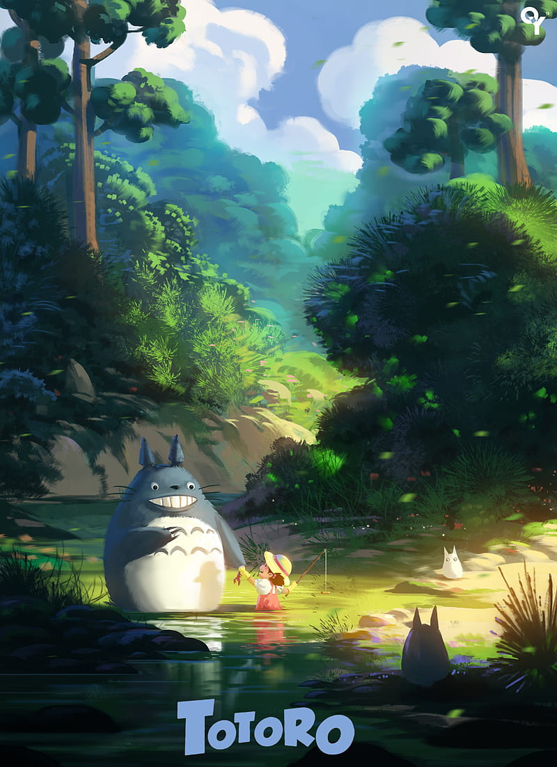 anime girls, Studio Ghibli, nature, Totoro, My Neighbor Totoro, HD phone wallpaper