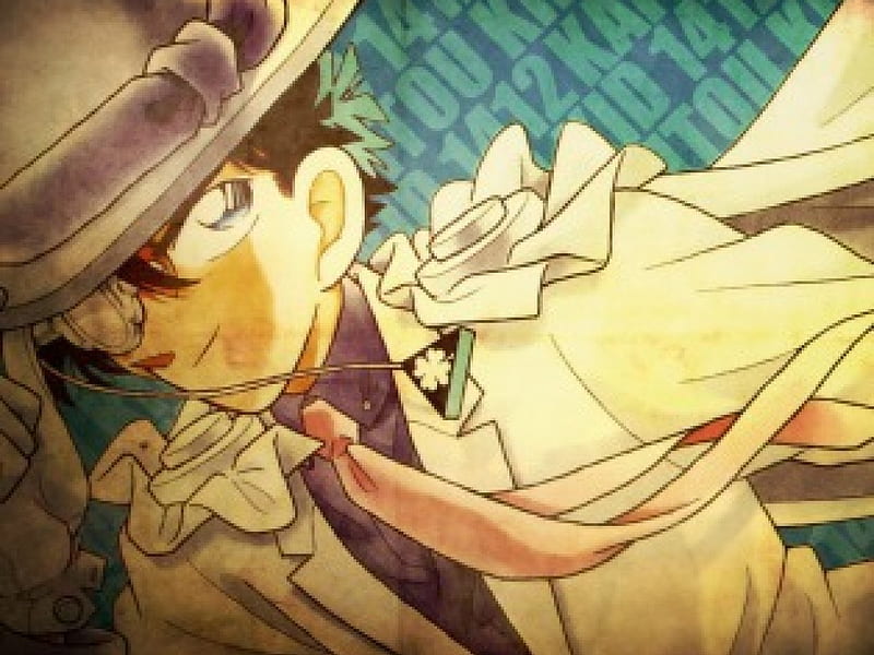 Kaito Kid, Phantom Thief, Magic, Male, HD wallpaper