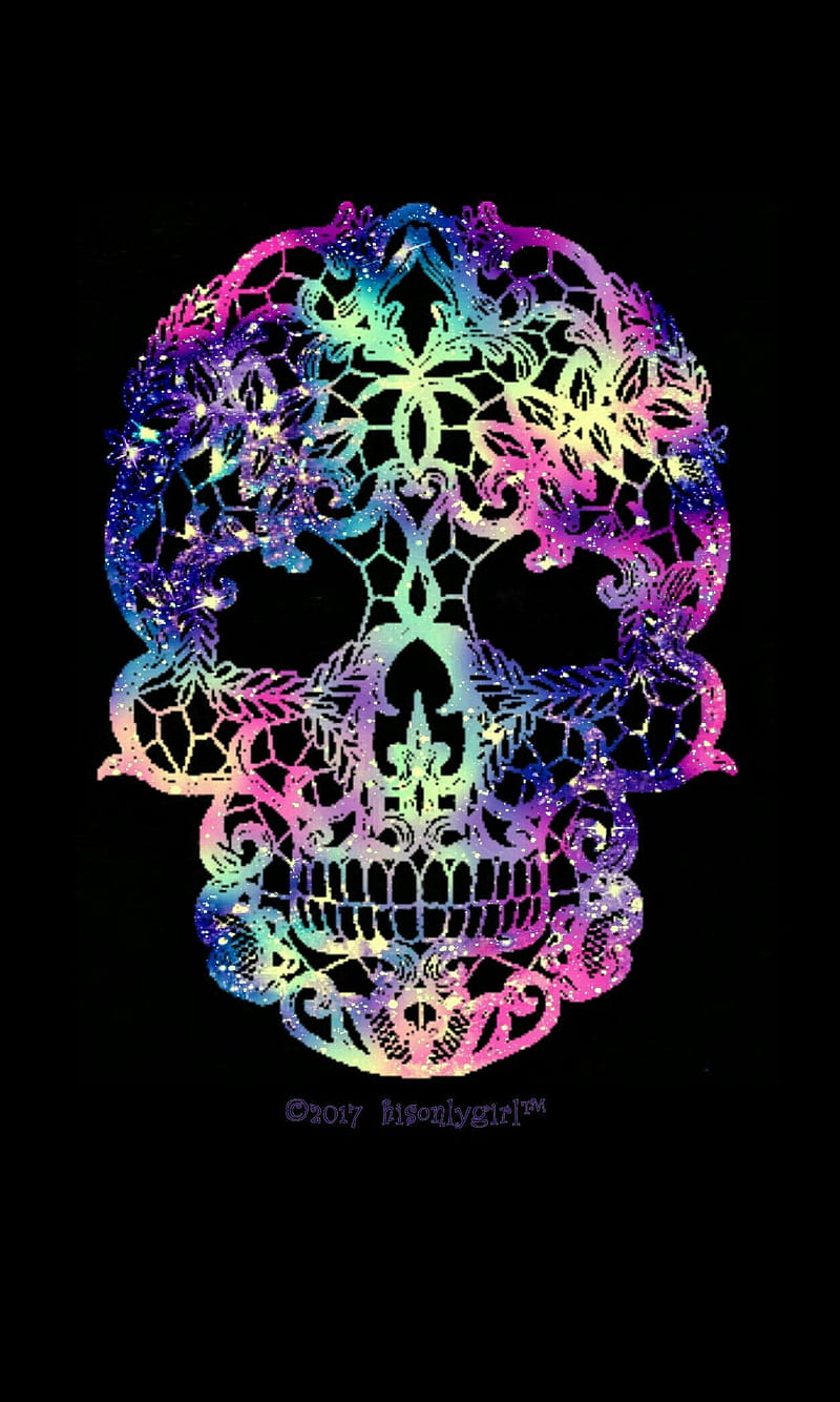 Tribal skull, skulls, HD phone wallpaper