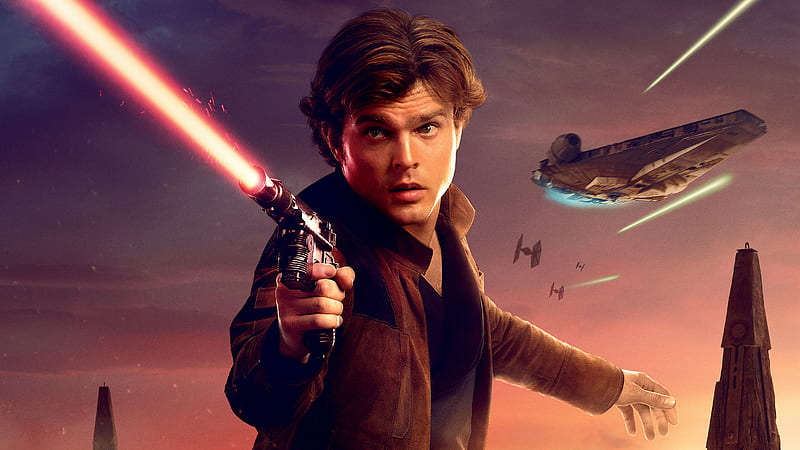 Han Solo In Solo A Star Wars Story Movie , solo-a-star-wars-story, 2018-movies, movies, alden-ehrenreich, han-solo, HD wallpaper