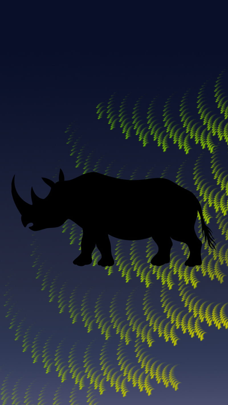 Rhino, blue, caballo, cows, deer, elk, farm, green, moose, nature, HD phone wallpaper