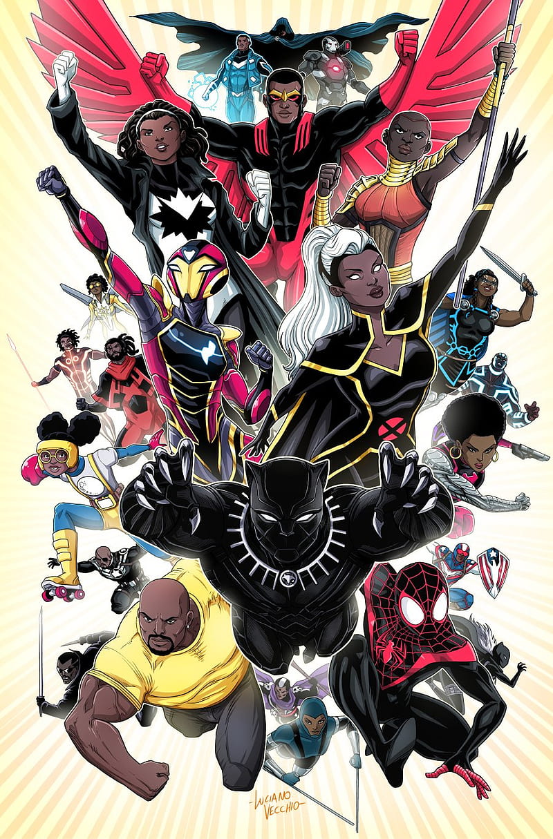 Mavel superheroes , black lives matter, black panther, comics, luke cage, marvel, marvel superheroes, mcu, HD phone wallpaper