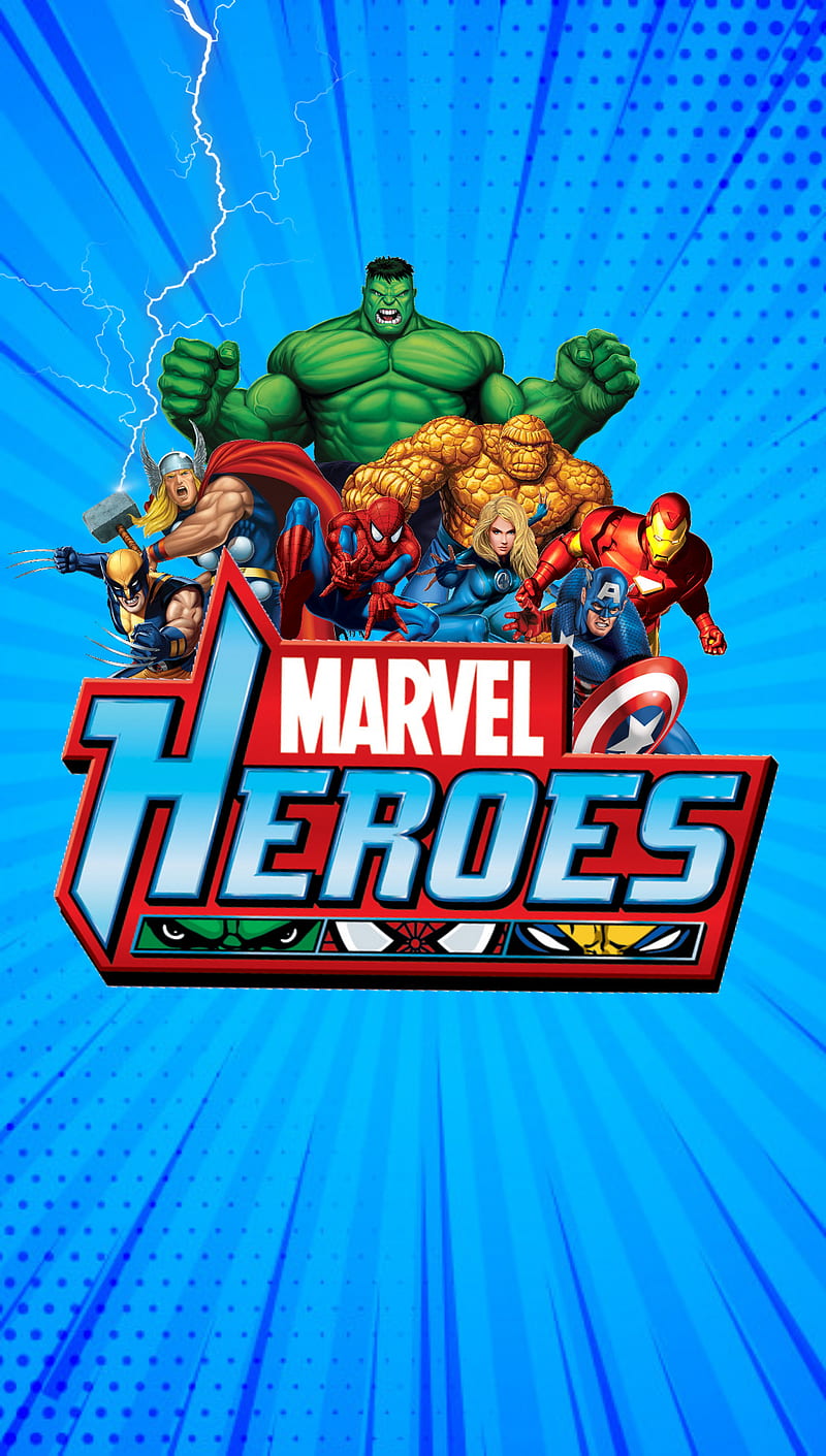 Marvel Heroes , avengers, captain america, comics, hulk, iron man, spider-man, superheroes, thor, wolverine, HD phone wallpaper