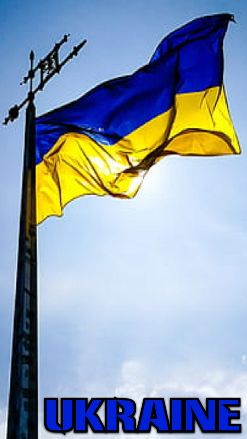 UKRAINE, background, blue, flag, globe, loyalty, yellow, HD phone wallpaper