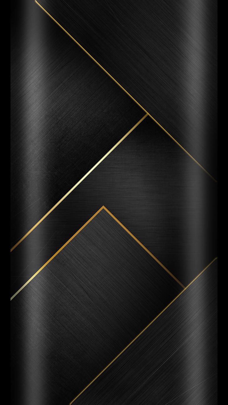 Black 097, Black, designs, gold, HD phone wallpaper