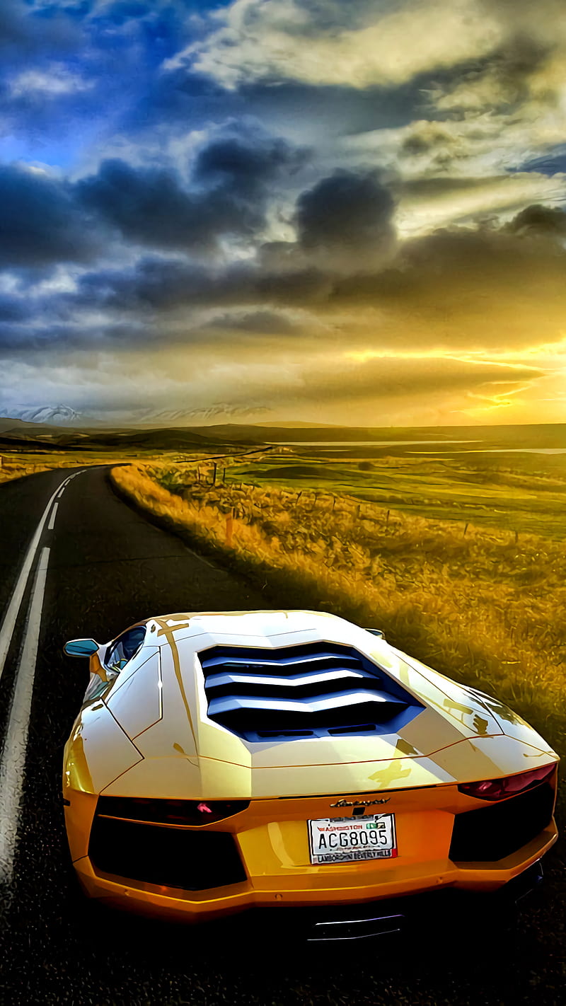 Lamborghini, automobile, carros, fast car, supercar, HD phone wallpaper