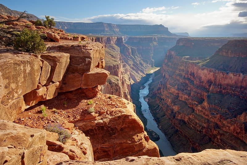 Grand Canyon National Park nature, Arizona, landscape, HD wallpaper