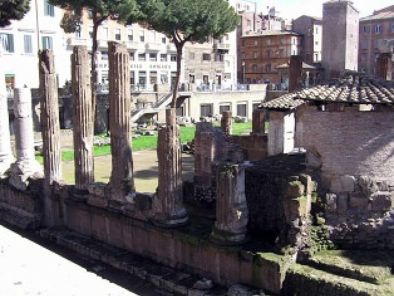 Remaining Columns, remains, architect, Ancient, columns, HD wallpaper
