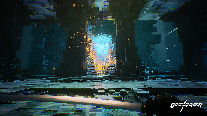 Ghostrunner Game Tunnel, HD wallpaper