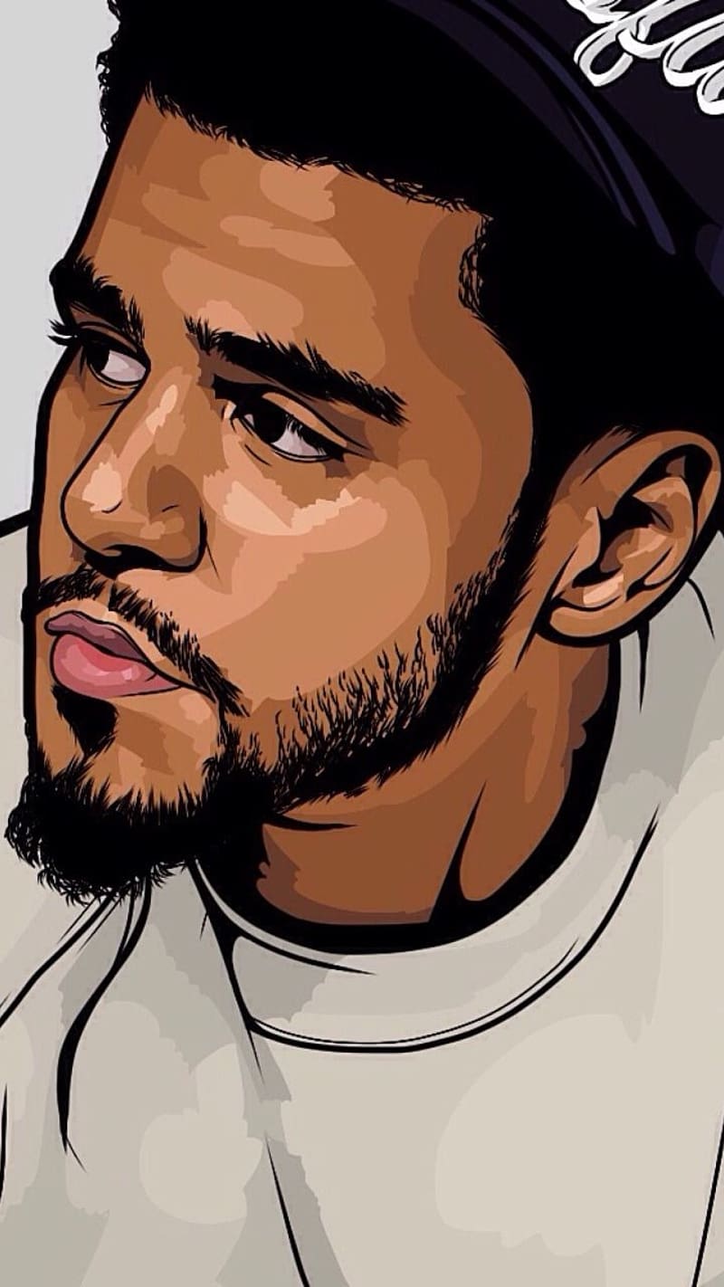 Buy J Cole Drawing poster Print Online in India  Etsy