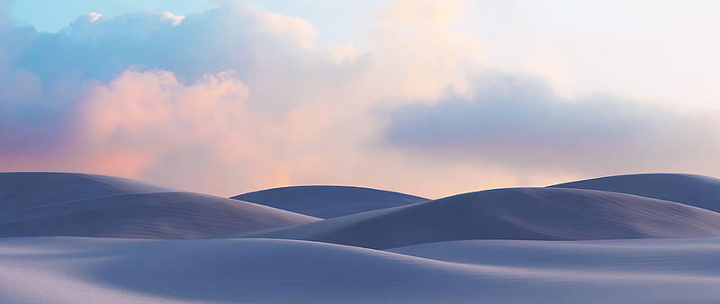 Sand Dunes, Desert, Landscape, Evening, Windows 10X, Nature, Starry ...