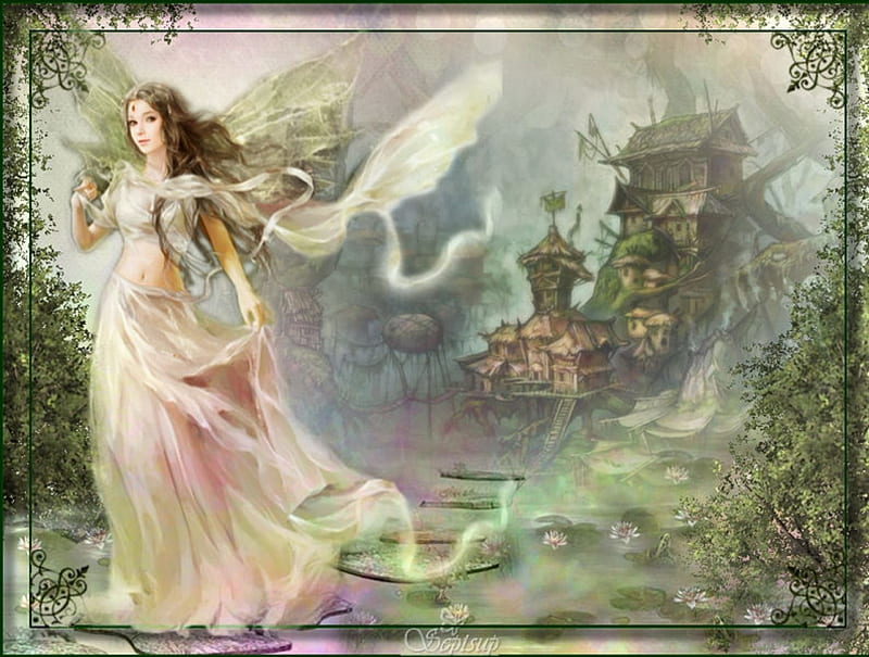 Beautiful Fairytale Princess Graphic · Creative Fabrica