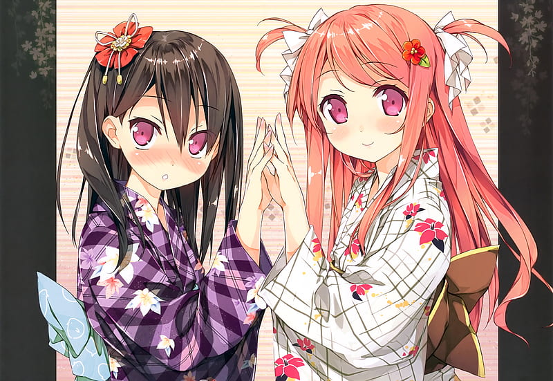 Nenme no houkago, girl, anime, houkago no pleiades, HD wallpaper
