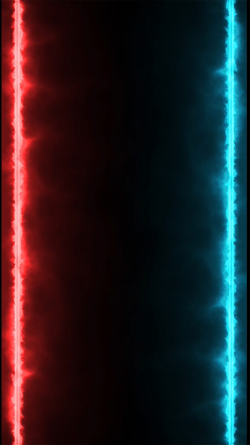 Marco de neón rojo y azul, azul, rojo, Fondo de pantalla de teléfono HD |  Peakpx