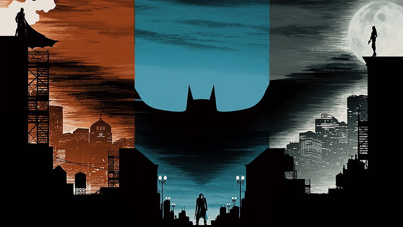 The Dark Knight Series , batman, superheroes, artwork, HD wallpaper