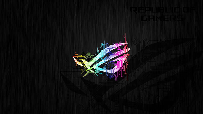 rog, asus, logo, republic of gamers, Technology, HD wallpaper