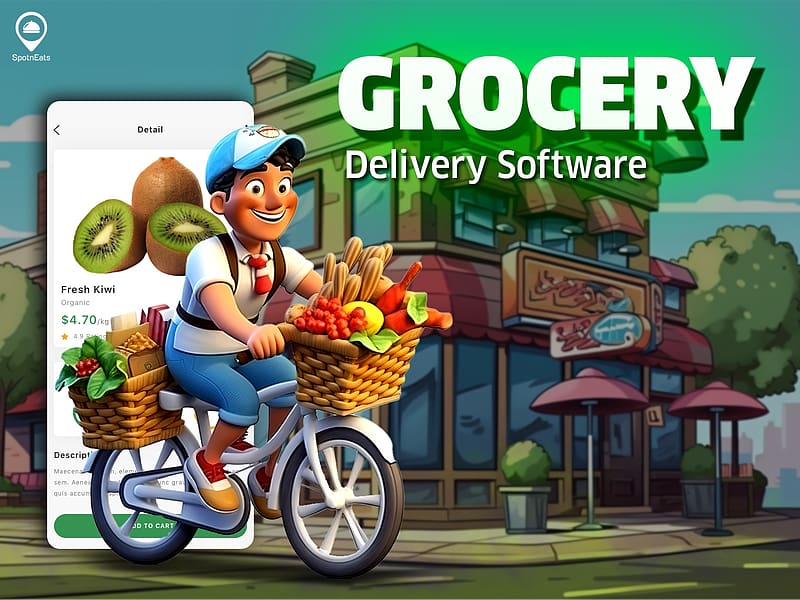 SpotnEats- Grocery Delivery Software, App development, Grocery Delivery Software, Ordering software, Web Development, Business, HD wallpaper