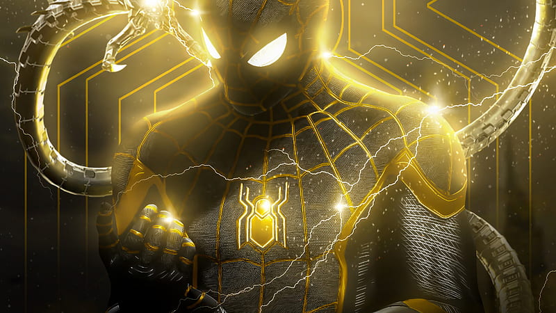 Introducir 43+ imagen spiderman amarillo y negro