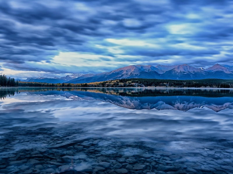 Lake Pyramid, nature, reflection, clouds, lake, HD wallpaper | Peakpx