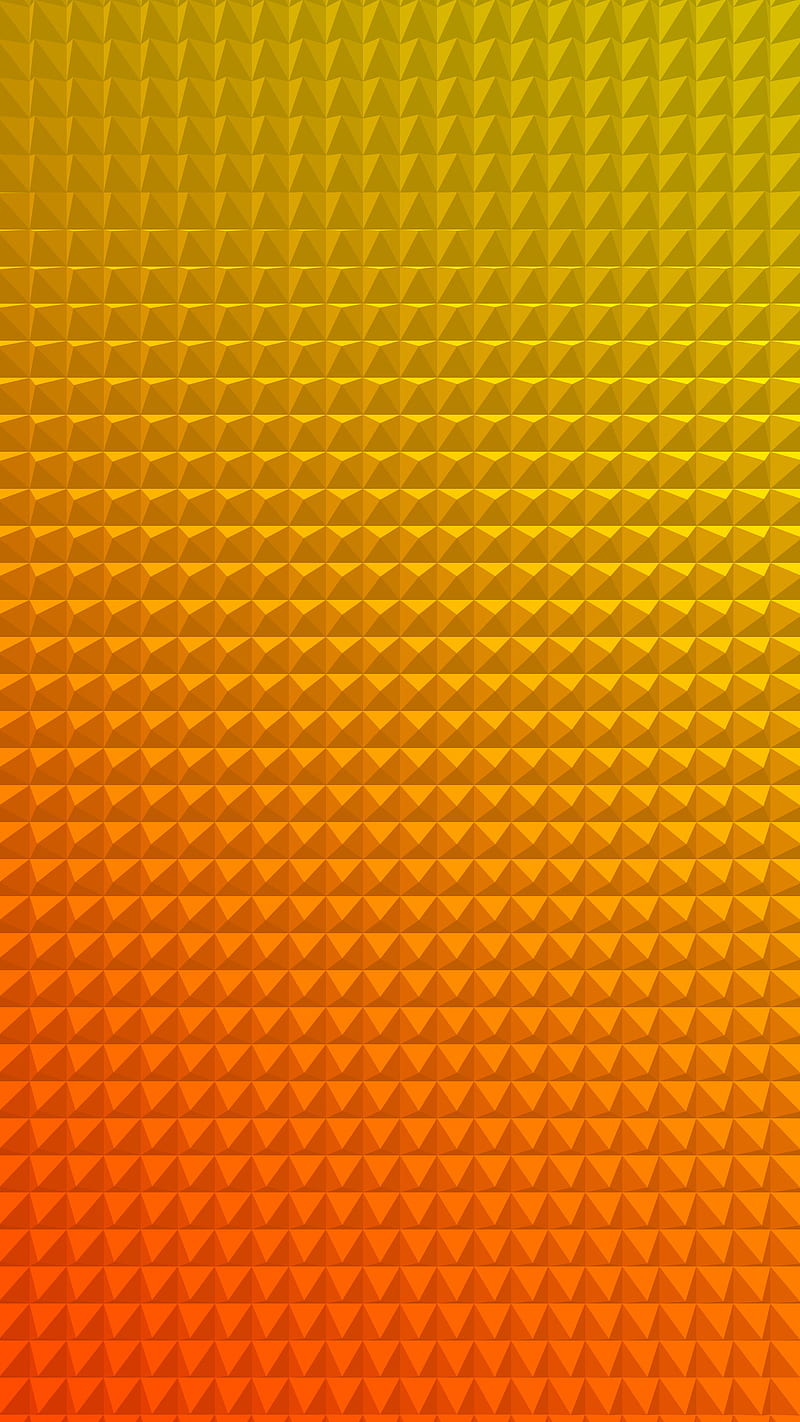 Gradient Bulge 03, 3d, FMYury, abstract, colorful, colors, depth, orange, pattern, yellow, HD phone wallpaper