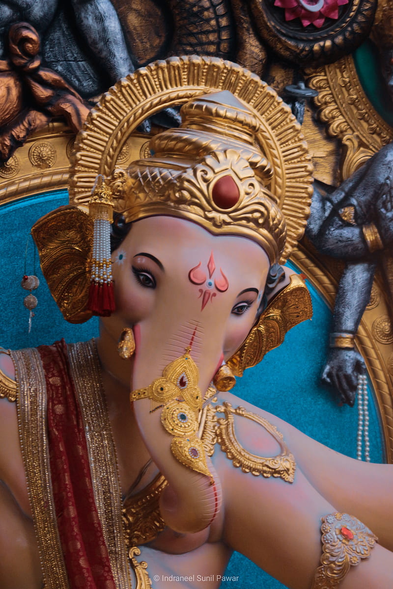 Bappa, ganesh chaturthi, ganesha, ganpati, god, lord, mumbai, spiritual, spirituality, HD phone wallpaper