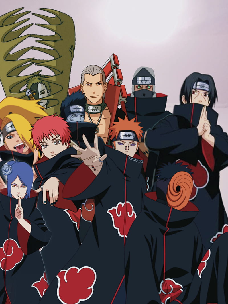 YourCanvas - | Akatsuki All Characters | Naruto Frames & Posters | Anime  Framed Posters - (Black Framed 10×13 inches, Akatsuki All Characters) :  Amazon.in: Home & Kitchen