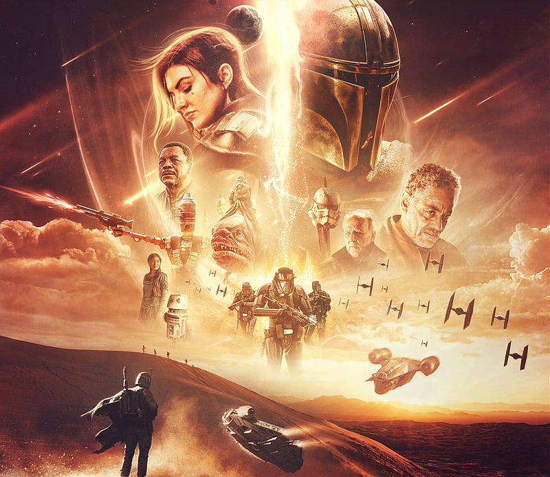 Disney Mandalorian Poster, HD wallpaper