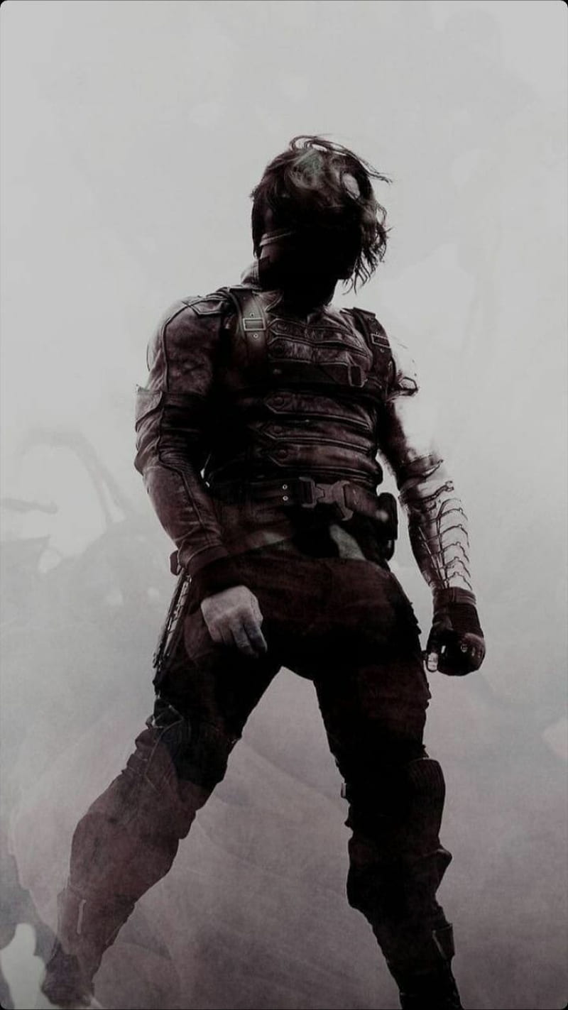 Winter Soldier, super hero, HD phone wallpaper