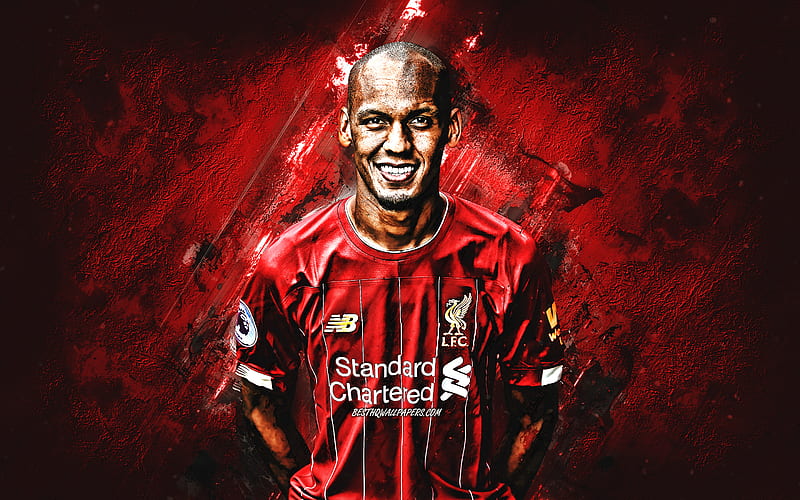 Fabinho, portrait, Liverpool FC, Premier League, England, football, Fabio Henrique Tavares, HD wallpaper