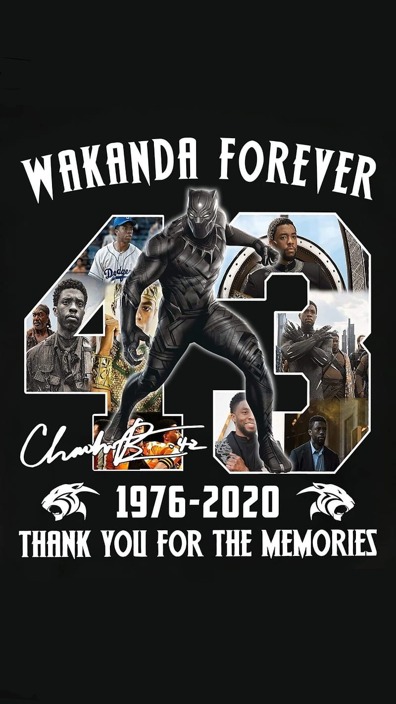 Wakanda Forever, avengers, black panther, chadwick boseman, comic, marvel, mcu, HD phone wallpaper