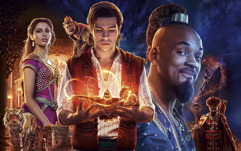 Aladdin 2019 Movies Poster, HD wallpaper