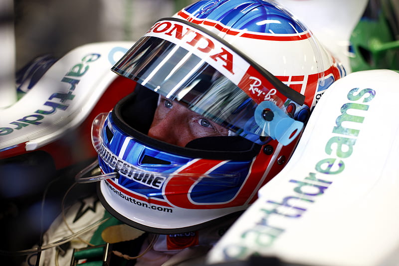 Jenson Button, f1, face, formula 1, honda, HD wallpaper