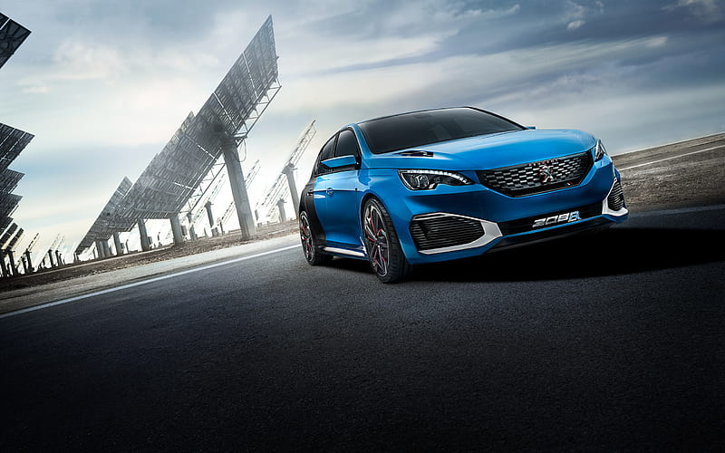 2015 Peugeot 308 R HYbrid Concept, Hatch, Inline 4, Turbo, car, HD wallpaper