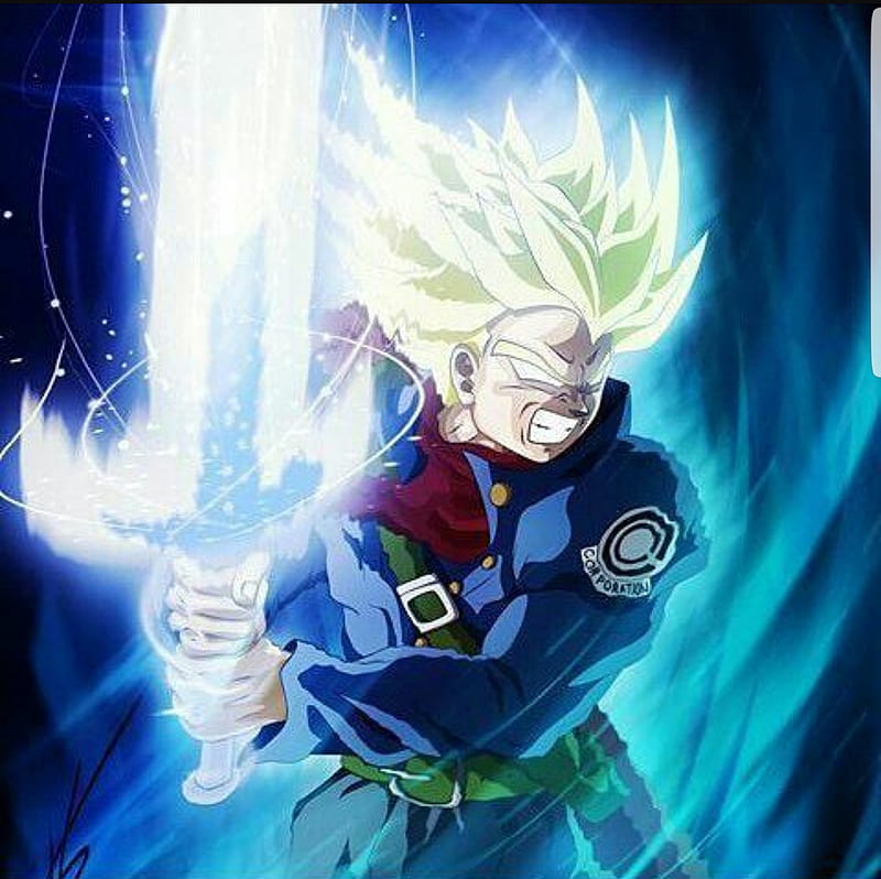 SSJ RAGE TRUNKS, dbz, HD phone wallpaper