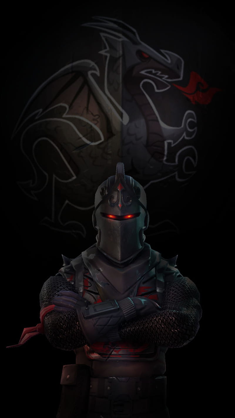 Black Knight, black knight background, fortnite, fortnite background, fortnite season 2, og background, HD phone wallpaper
