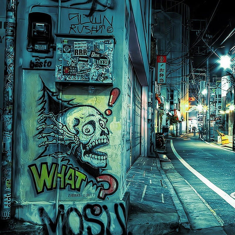 Graffiti callejero, alternativa, actitud, diseño, diferente, graffiti,  tokio, Fondo de pantalla de teléfono HD | Peakpx