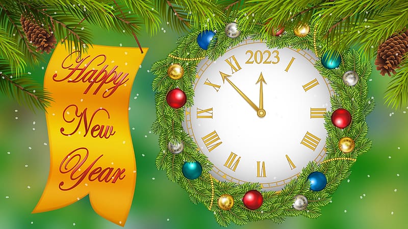 Happy New Year, Abstract, New year, 2023, Graphics, HD wallpaper | Peakpx