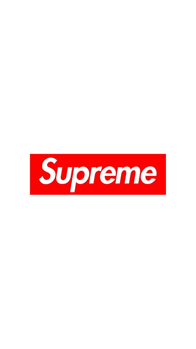 Simple Supreme, logo, pure, red, HD phone wallpaper | Peakpx