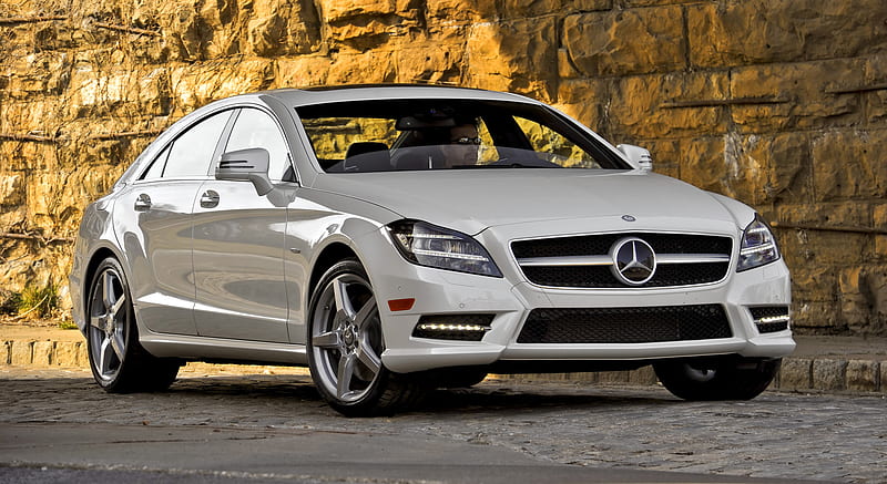 Mercedes-Benz CLS550 (2012) - Front, car, HD wallpaper | Peakpx