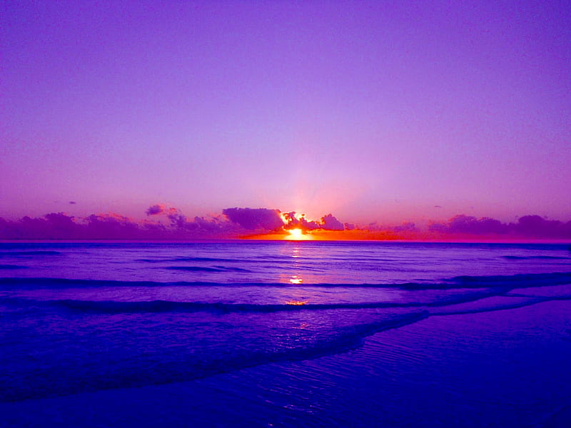 RISING SUN, beach, rays, sunrise, sky, sea, HD wallpaper | Peakpx