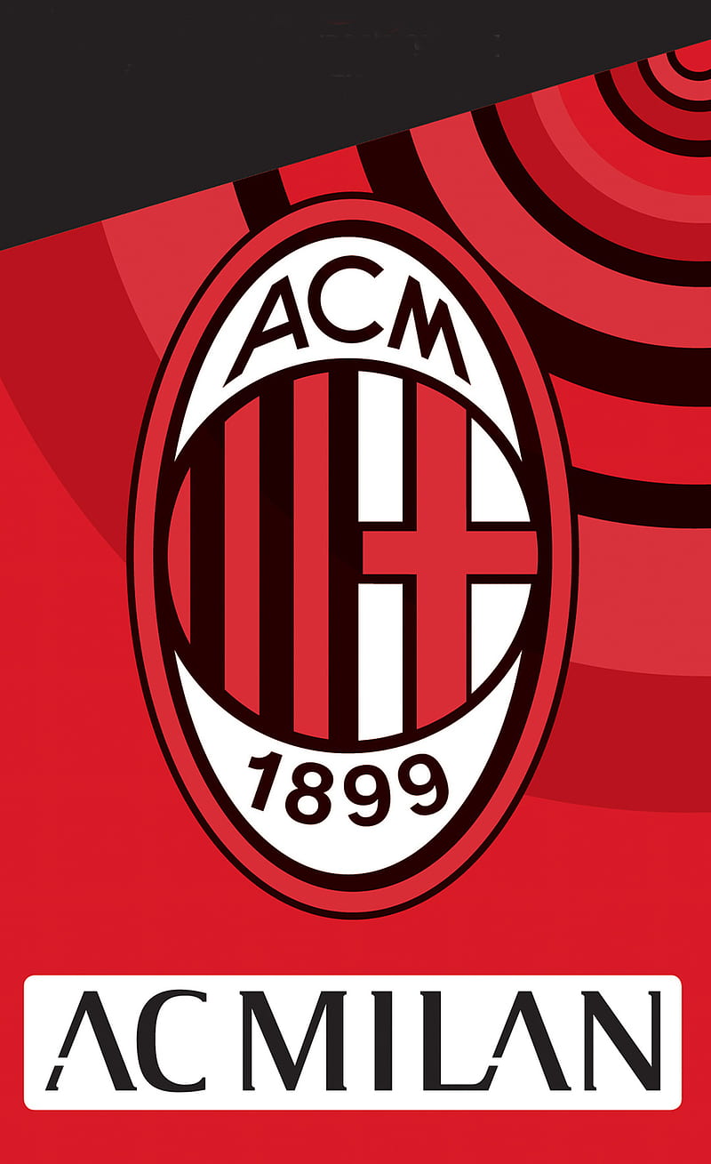 AC Milan, calcio, icio, logo, HD phone wallpaper