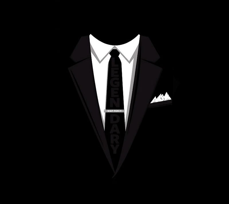 Legendary Suit, clothes, clothing, fashion, motto, HD wallpaper