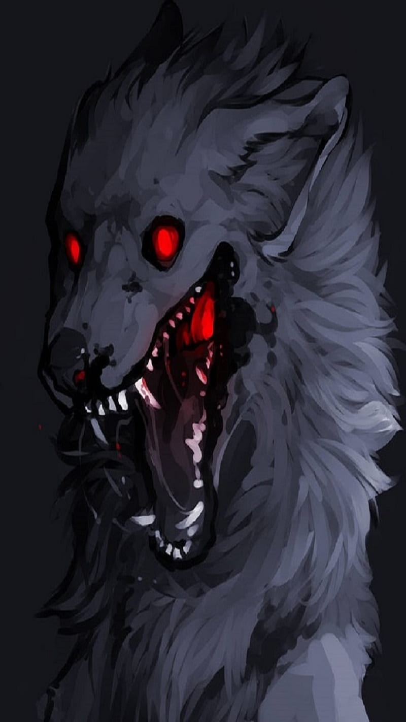 Bloody Wolf, wolf, blood, HD phone wallpaper