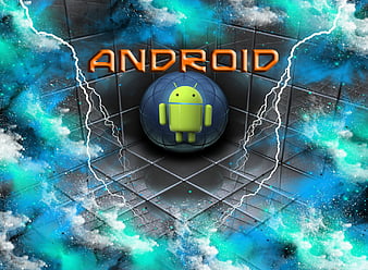 logo android7, logo, wallpaper HD